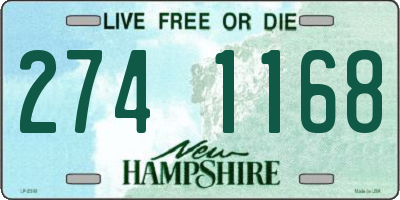 NH license plate 2741168
