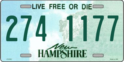 NH license plate 2741177