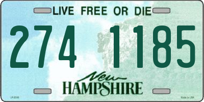 NH license plate 2741185