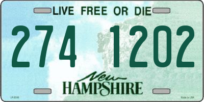 NH license plate 2741202