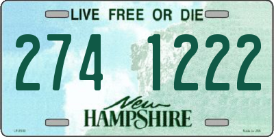 NH license plate 2741222