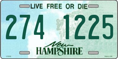 NH license plate 2741225