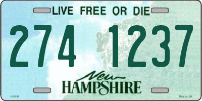 NH license plate 2741237