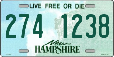 NH license plate 2741238
