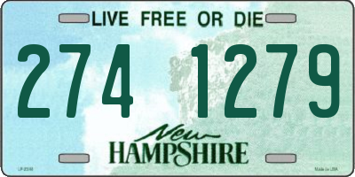 NH license plate 2741279