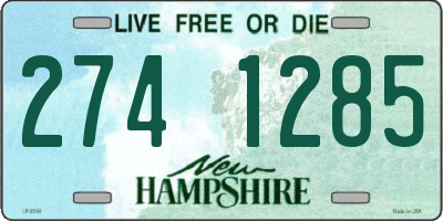 NH license plate 2741285