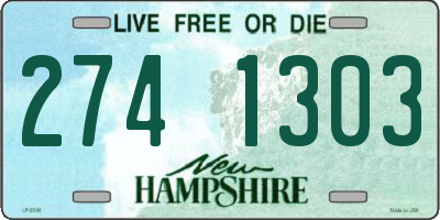 NH license plate 2741303