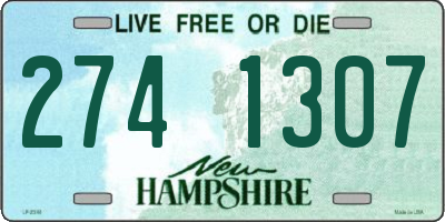 NH license plate 2741307
