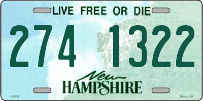 NH license plate 2741322