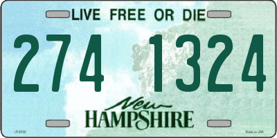 NH license plate 2741324