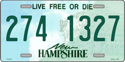 NH license plate 2741327
