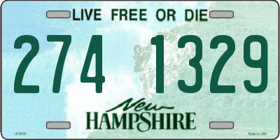 NH license plate 2741329
