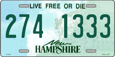 NH license plate 2741333