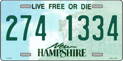NH license plate 2741334
