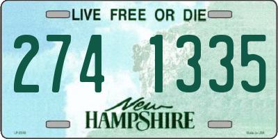 NH license plate 2741335