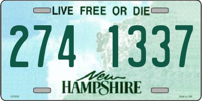 NH license plate 2741337