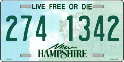 NH license plate 2741342