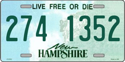 NH license plate 2741352