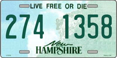 NH license plate 2741358