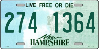 NH license plate 2741364