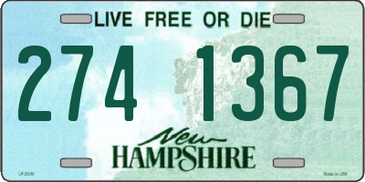 NH license plate 2741367
