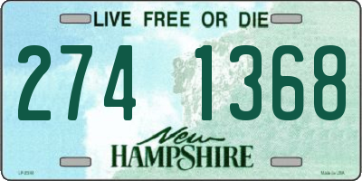 NH license plate 2741368