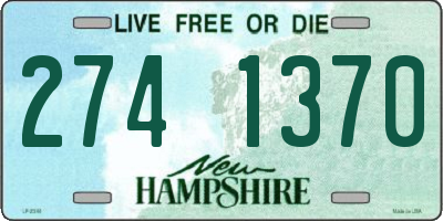 NH license plate 2741370