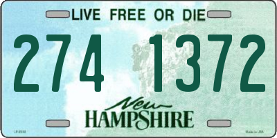 NH license plate 2741372