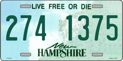 NH license plate 2741375