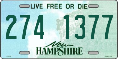 NH license plate 2741377