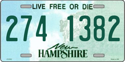 NH license plate 2741382