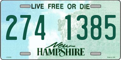 NH license plate 2741385
