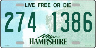 NH license plate 2741386