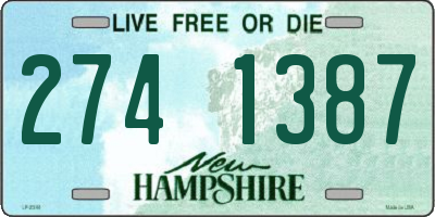 NH license plate 2741387