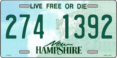 NH license plate 2741392