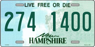 NH license plate 2741400