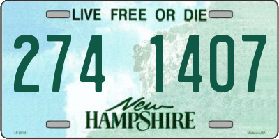 NH license plate 2741407