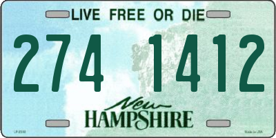 NH license plate 2741412