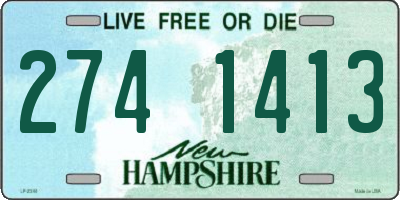 NH license plate 2741413
