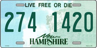 NH license plate 2741420
