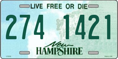 NH license plate 2741421