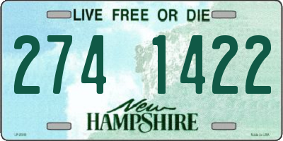 NH license plate 2741422