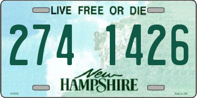 NH license plate 2741426