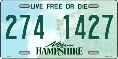 NH license plate 2741427