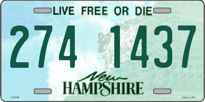 NH license plate 2741437