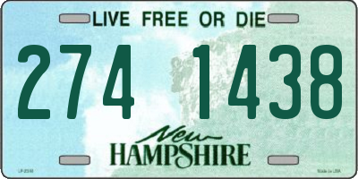 NH license plate 2741438