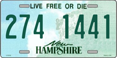 NH license plate 2741441