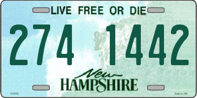 NH license plate 2741442