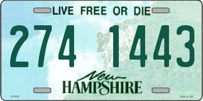 NH license plate 2741443