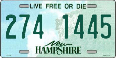 NH license plate 2741445